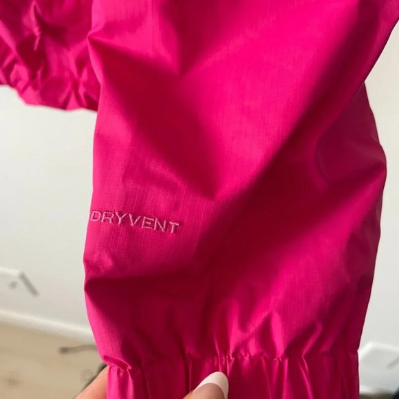 The North Face Antora  Dryvent Jacket Coat Hot Pink Size Medium - Picture 4 of 8